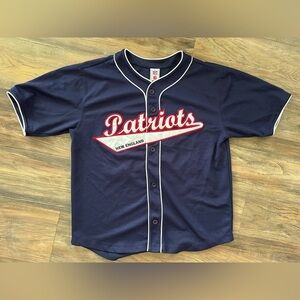 New England Patriots Laurence Maroney #39 Baseball Jersey Large